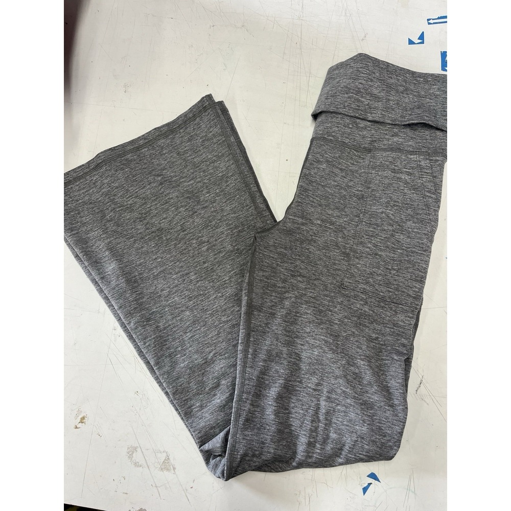 OFFLINE By Aerie The Hugger Foldover High Waisted Foldover Flare Leggings Large